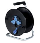 AS-Schwabe Kabeltrommel leer für 50 Mtr. Kabel mit Schutzkappen - Dm 28,5 cm