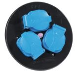 AS-Schwabe Steckdoseneinsatz 3-fach IP44