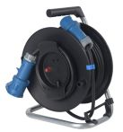 AS-Schwabe Gerätetrommel H07RN-F 3G2,5 mit CEE-Stecker und CEE-Kupplung 230V 16A - 25 Mtr. Kabellänge