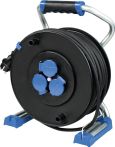 AS-Schwabe Kabeltrommel mit 3x Schuko und Klappdeckeln H07RN-F IP44 230V/16A