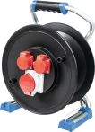 AS-Schwabe Leer-Kabeltrommel IP44 2xSchuko+Klappd., 1xCEE, 400V/16A - 40 Mtr. Kabellänge