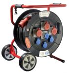 AS-Schwabe Kabeltrommel Mammut 460 Profi Version 2 H07RN-F 5G2,5 mit Wagen - 40 Mtr. Kabellänge