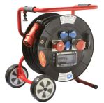 AS-Schwabe Kabeltrommel Mammut 460 Profi Version 3 H07RN-F 5G4 mit Wagen - 30 Mtr. Kabellänge