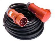 AS-Schwabe Verlängerung CEE 16A H07RN-F 5G1,5 400 V - 50 Mtr. Kabellänge