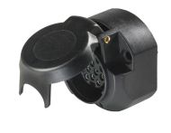 AS-Schwabe Steckdose Caravan Anbau 13polig rund 12V DC- IP44