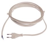 AS-Schwabe Anschlussleitung PVC-Kabel mit Euro-Flachstecker - 3 Mtr. Kabellänge