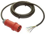 AS-Schwabe Anschlusskabel CEE H07RN-F 5G1,5 - 5 Mtr. Kabellänge - Schwarz