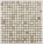 Bärwolf Mosaik 1,5 x 1,5 cm Orvieto Beige Marble, Travertine - AM-0002