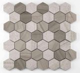 Bärwolf Mosaik 4,8 x 4,8 cm Favo Taupe R10 - CM-15030