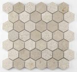 Bärwolf Mosaik 4,8 x 4,8 cm Favo Sand R10 - CM-15032