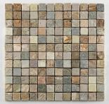 Bärwolf Mosaik 2,3 x 2,3 cm Nature Light Rustic Metamorphic - CM-7110