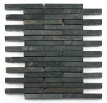 Bärwolf Mosaik 12 x 1,4 cm Nature Dark Grey Slate - CM-7115
