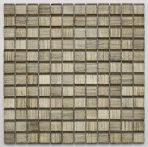 Bärwolf Mosaik 2,3 x 2,3 cm Fineline Bronze - GL-10003