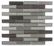 Bärwolf Mosaik 2,4 x 9,8 cm Gabardine Taupe Mix - GL-15001