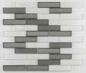 Bärwolf Mosaik 2,4 x 9,8 cm Gabardine White Taupe mix - GL-15002