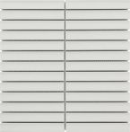 Bärwolf Mosaik 29,6x29,9cm STRIPES white matt I KIT-23000
