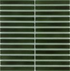 Bärwolf Mosaik 29,6x29,9cm STRIPES racing green glossy I KIT-23006