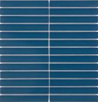 Bärwolf Mosaik 29,6x29,9cm STRIPES pure blue glossy I KIT-23007