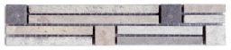 Bärwolf Bordüre 5 x 25 cm Sticks&Squares Tino Gris - MA-13009