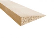 Holz-Keilbohle, Fichte/Tanne Diagonalschnitt - roh tech. getrocknet (LG:NI)