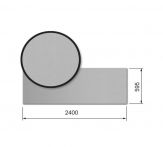 Baumit Konstruktionsplatte 2400x595 mm aus Blähglasgranulat, A2-s1 d0