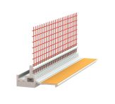 Baumit Anputzleiste 3D pro 2,4 m mit Hohlkammerrundschnur und Gewebe