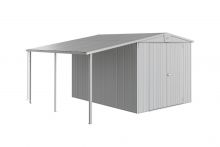 Biohort Seitendach für GH Europa 6/7 silber-metallic | 150x300 cm