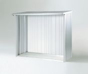 Biohort Rückwand für WoodStock Gr. 230 silber-metallic