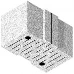 Bisogreen Außenwandstein SFK 1,6 - RD 0,4 - Dicke: 42,5 cm (14 DF)