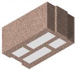 Bisomark Außenwandstein SFK 1,6 - RD 0,4 - Dicke: 30 cm (20 DF) m. min. Wärmedämmung