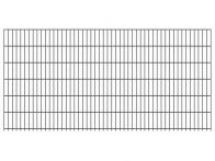 Doppelstabmattenzaun 6/5/6, anthrazit 2510 x 1230 mm