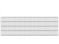 Doppelstabmattenzaun 6/5/6, anthrazit 2510 x 830 mm