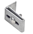 Wandanschlusswinkel für Doppelstabmattenzaun, verzinkt