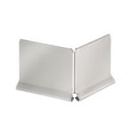 Blanke BALKON Abdeckwinkelprofil Plus Außenecke 90 Grad Edelstahl Natur