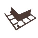 Blanke BALKON Beschichtungsprofil Innenecke 90 Grad Aluminium