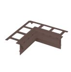 Blanke BALKON Drainviertelkreisprofil Innenecke 90 Grad Aluminium