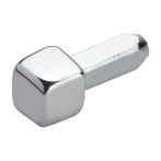 Blanke CUBELINE Winkelprofil Eckstück Messing Natur glanzverchromt