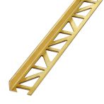 Blanke Fliesen-Abschlußschiene Messing