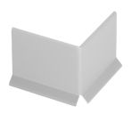 Blanke BALKON Kiesleiste Außenecke 90 Grad Edelstahl Natur gebürstet