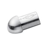 Blanke Viertelkreisprofil Außenecke Edelstahl