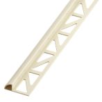 Blanke Viertelkreisprofil Kunststoff