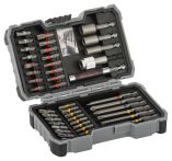 Bosch Bit- und Steckschlüssel-Set PH/PZ/SL/H/T/TH mit Uni-Halter in Box (43-teilig)