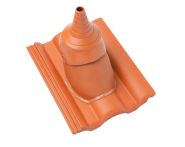 Braas Taunus Pfanne Durovent Premium Antennendurchgang (5629184) Star Matt ziegelrot