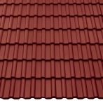 Braas Frankfurter Pfanne Protegon Matt Bordeaux | Betondachsteine Flächenset