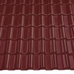 Braas Rubin 11V (Hainstadt) Seidenmatt Rotbuche (Glasur) | Tondachziegel Flächenset