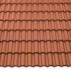 Braas Taunus Pfanne Star Matt Ziegelrot | Betondachsteine Flächenset