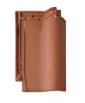 Braas Rubin 11V(H) ganzer Flächenziegel, gelocht (7890100) Matt naturrot