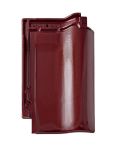 Braas Rubin 11V(H) ganzer Flächenziegel, gelocht (7890111) Seidenmatt rotbuche