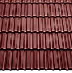 Braas Granat 13V Seidenmatt Rotbuche (Glasur) | Tondachziegel Flächenset