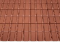 Braas Topas 11V Matt Kupferrot | Tondachziegel Flächenset